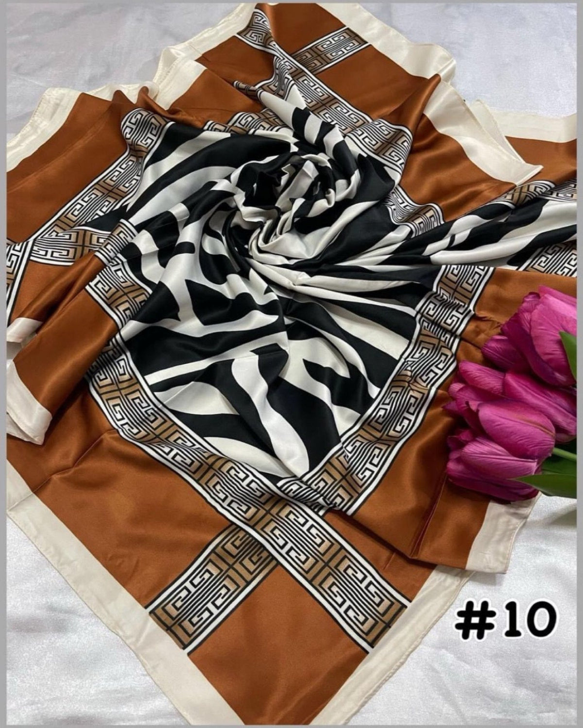 Bawal Satin Printed (BAWL- 1034) Chic & Elegant - Essentials Wear for Muslimah Woman’s Wardrobe