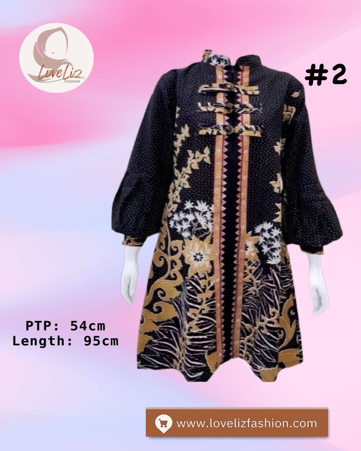 Assorted Batik Tunic Dresses (BADR(T)- 1001) (#PE)