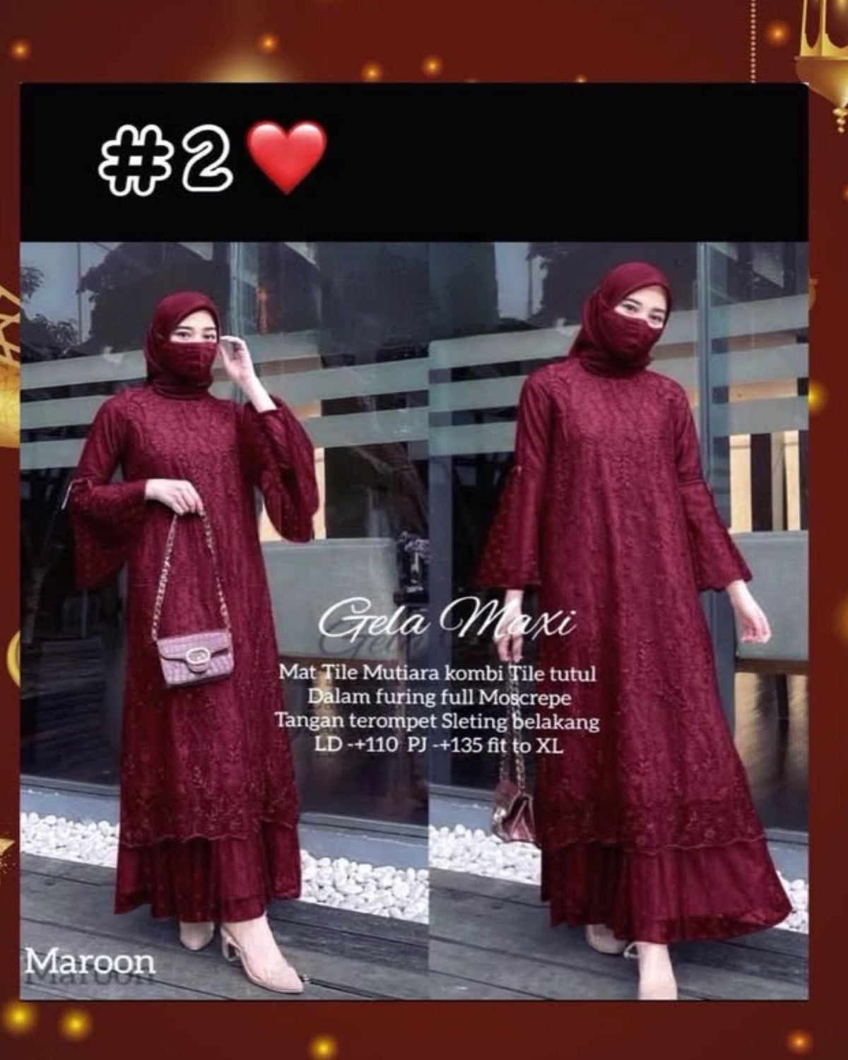 Assorted Maxi Dress (GAMIS- 1008) (#PE) - Your Go-To Maxi Dress