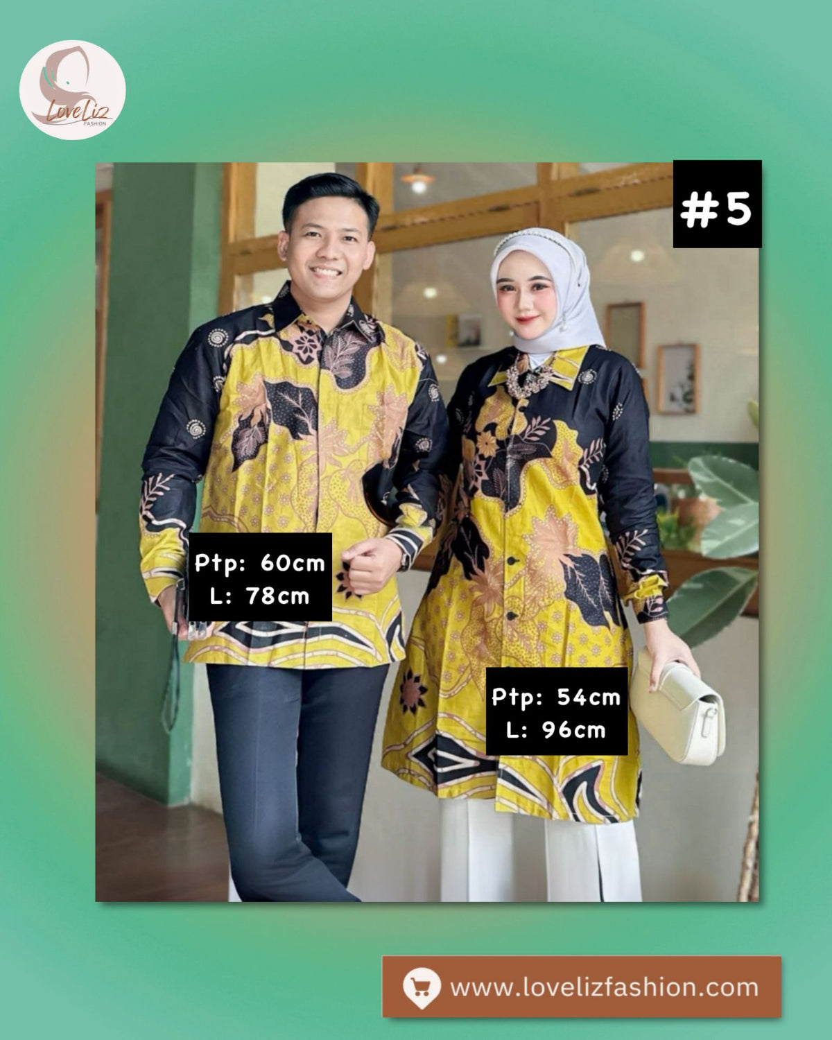 Batik Couple Sets (BCS- 1001) (#AAT)