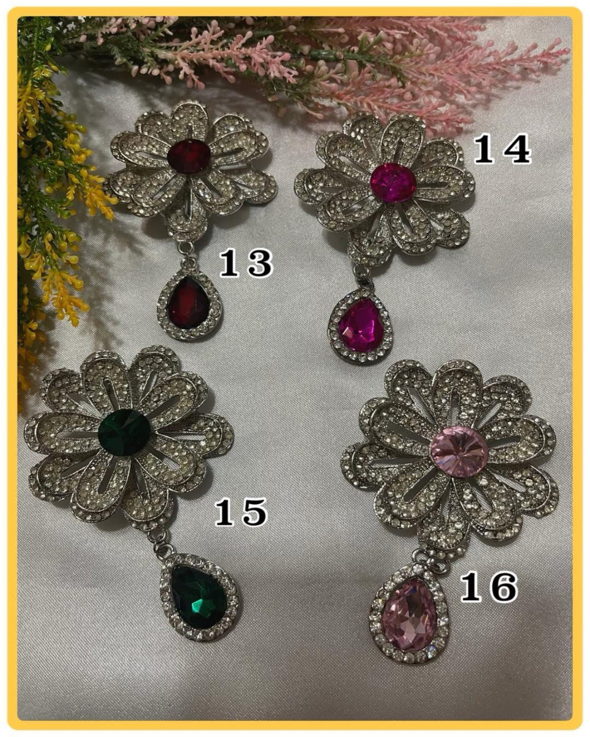 Assorted Brooches (ASRY- 1045/1056) (#KN7)