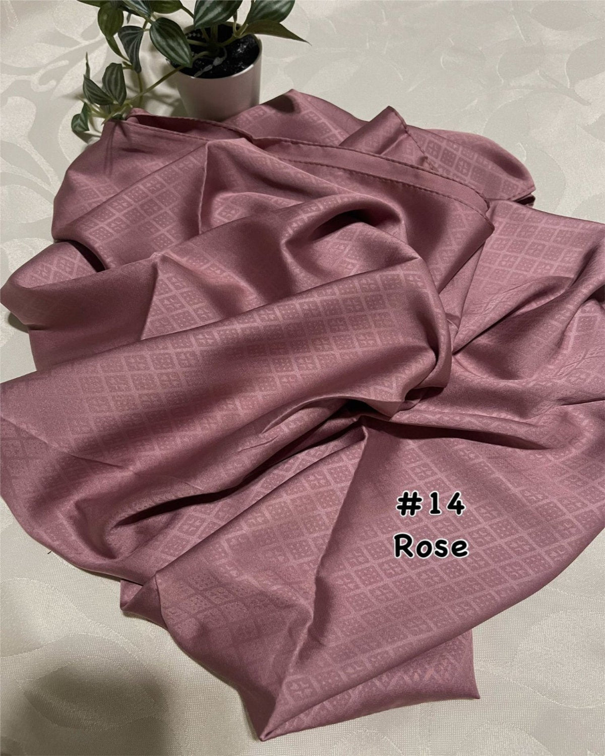 Shawl Satin Aurora- Elegant Muslim Hijab Accessory (SHWL- 1061) (#SN)