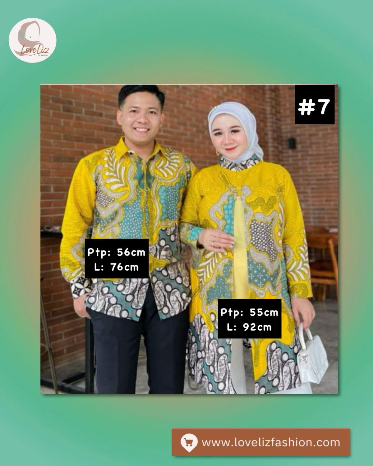 Batik Couple Sets (BCS- 1001) (#AAT)