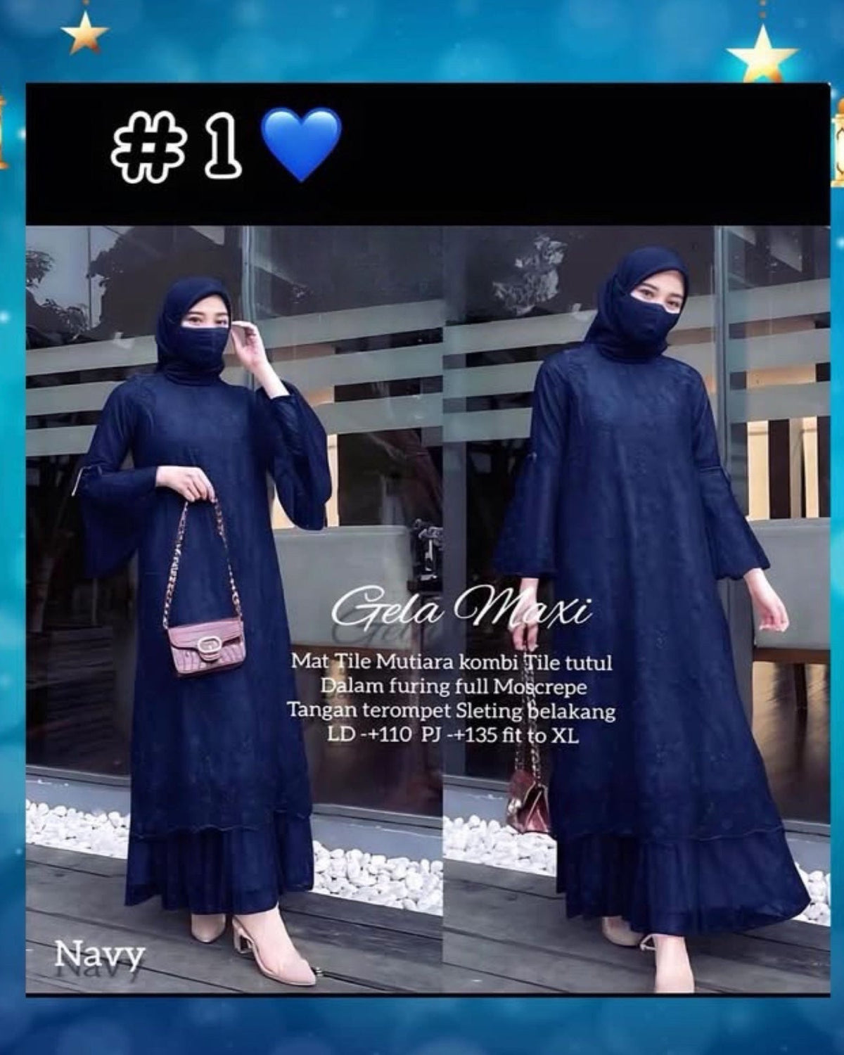 Assorted Maxi Dress (GAMIS- 1008) (#PE) - Your Go-To Maxi Dress