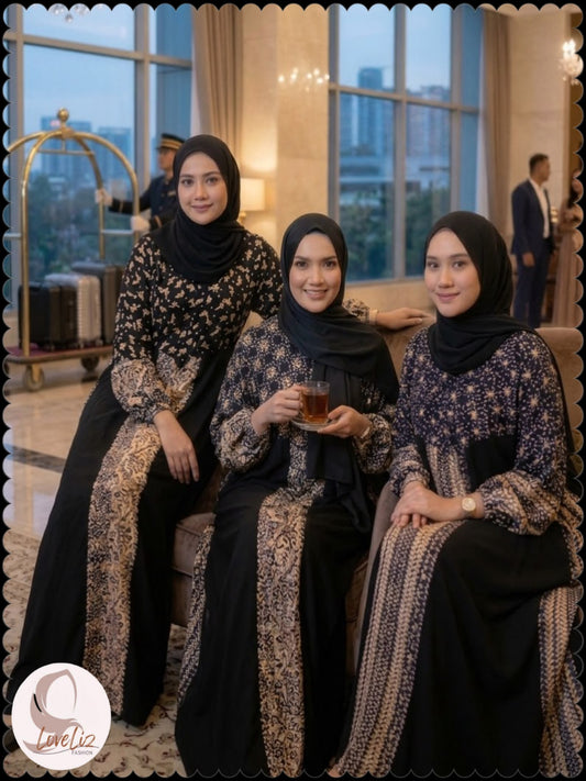 Kaftan Batik Dress (KFN_1026/001) (🔥 2 sets for $26/-)