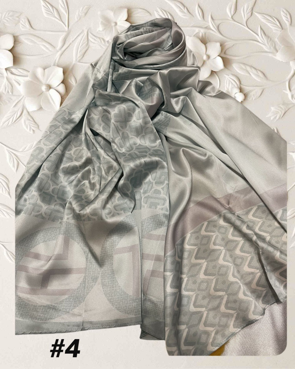 Exclusive Shawl Satin Printed (SHWL- 1047)
