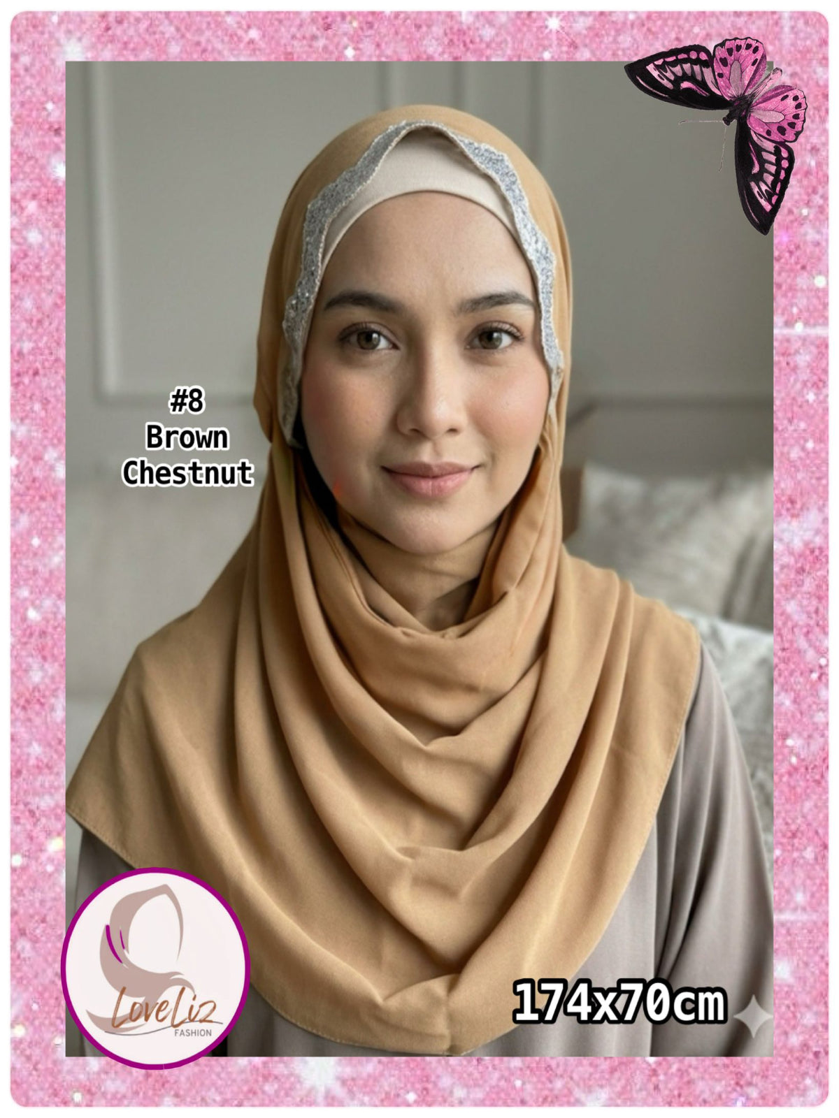 Shawl Chiffon Plain (SHL_0326/021)