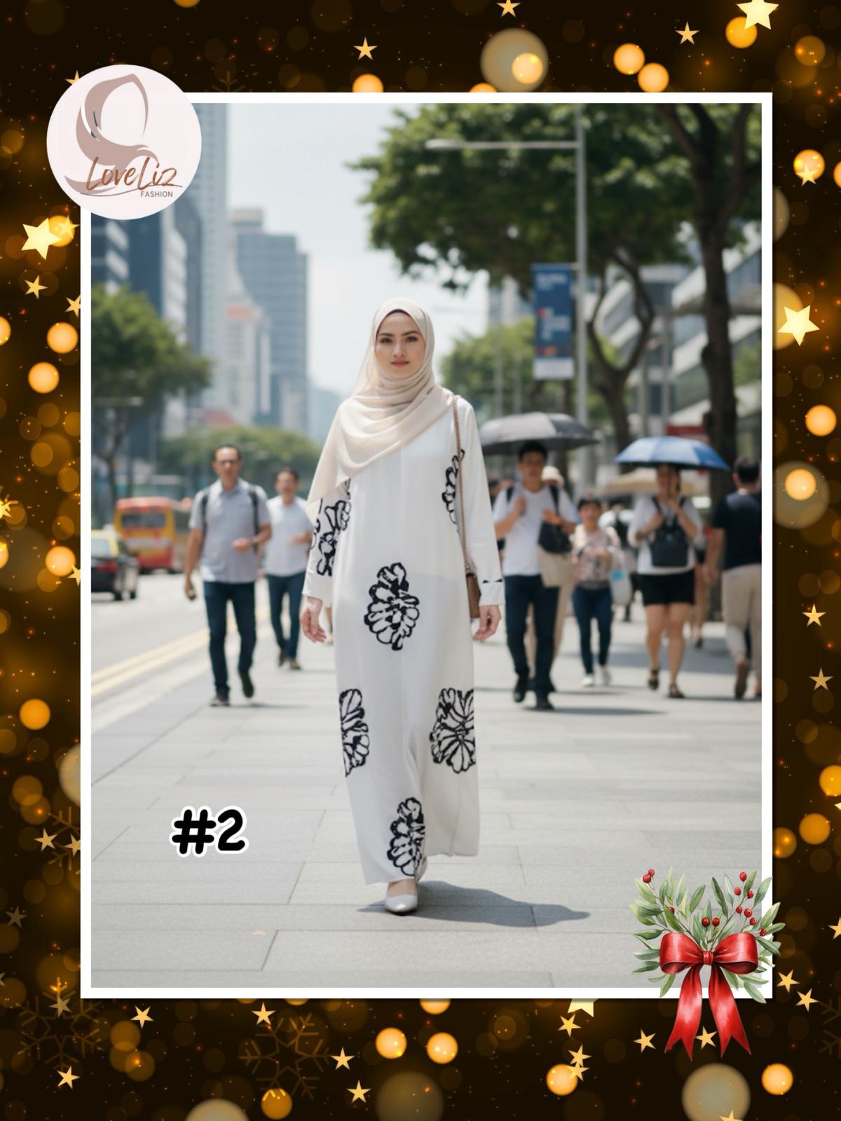 Long Printed Dress (LODR- 1007/3(A)) (#FFKNG)