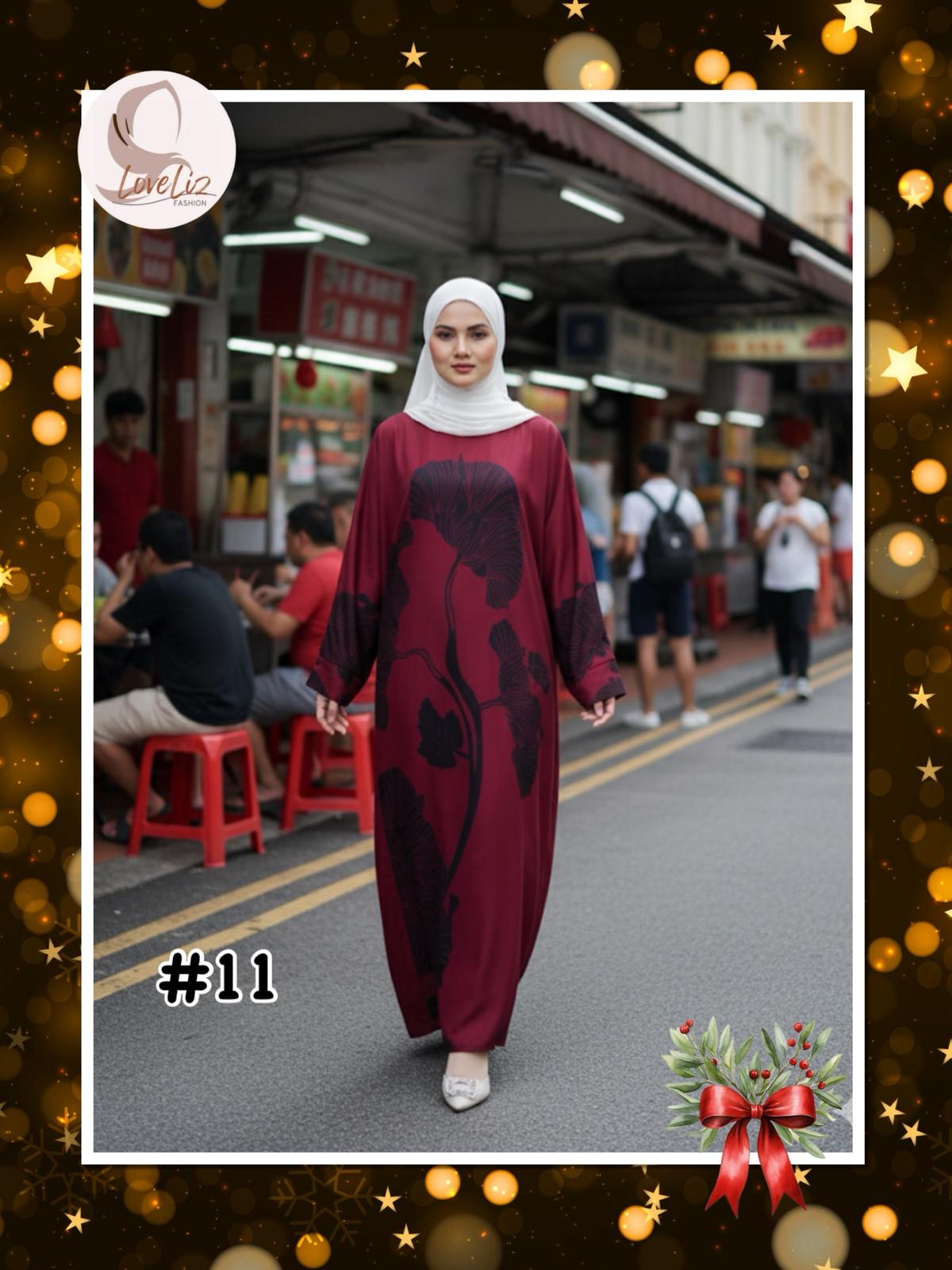 Long Printed Dress (LODR- 1007/3(A)) (#FFKNG)