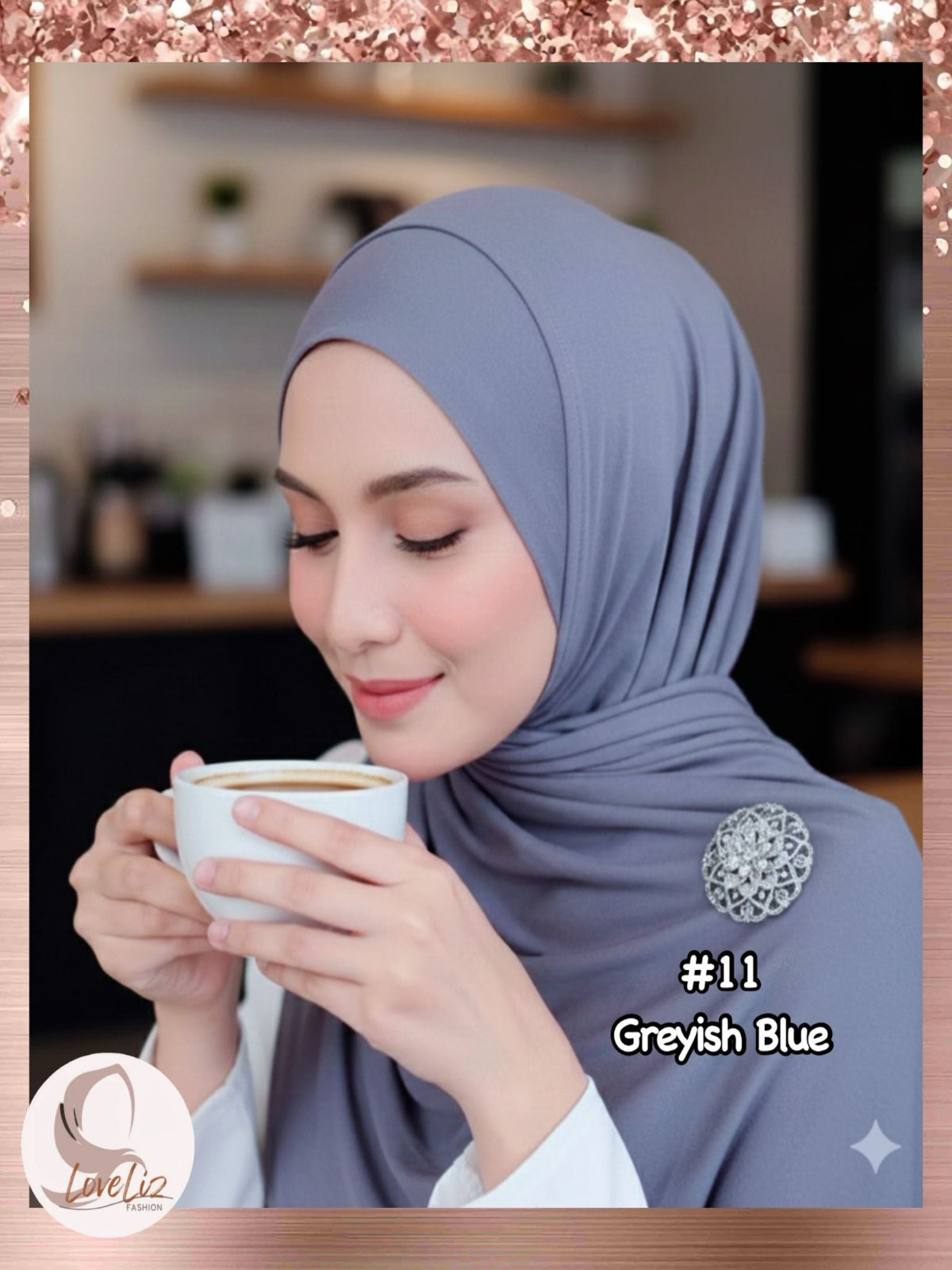 Instant Shawl Jersey Inner Neck (ISHL_0126/001) (#MM)