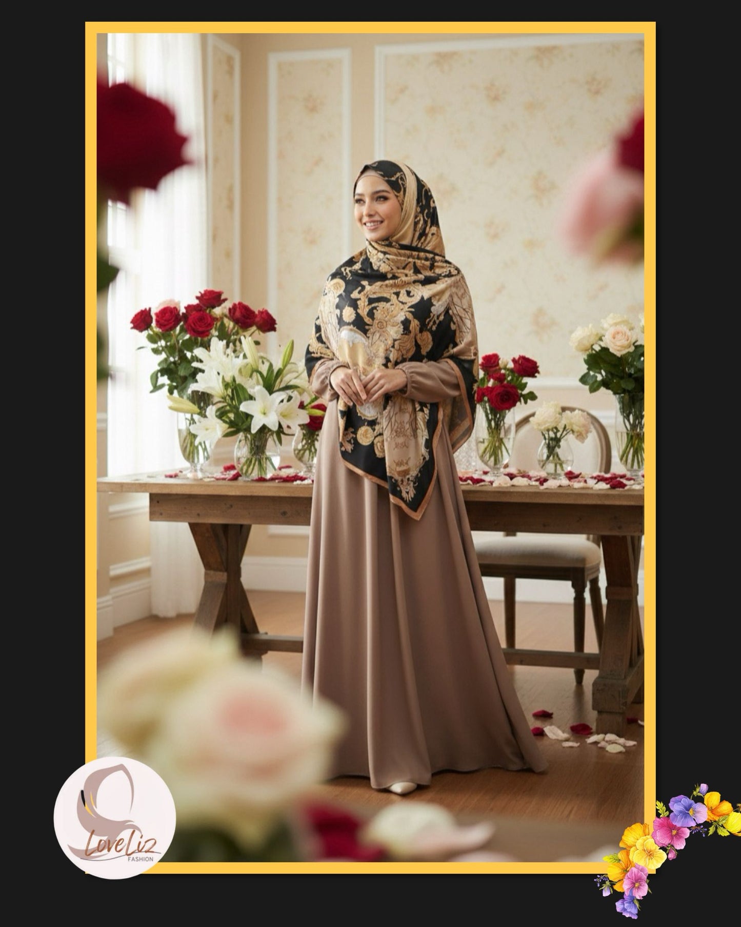 Exclusive Shawl Satin Printed (SHL_0226/047)