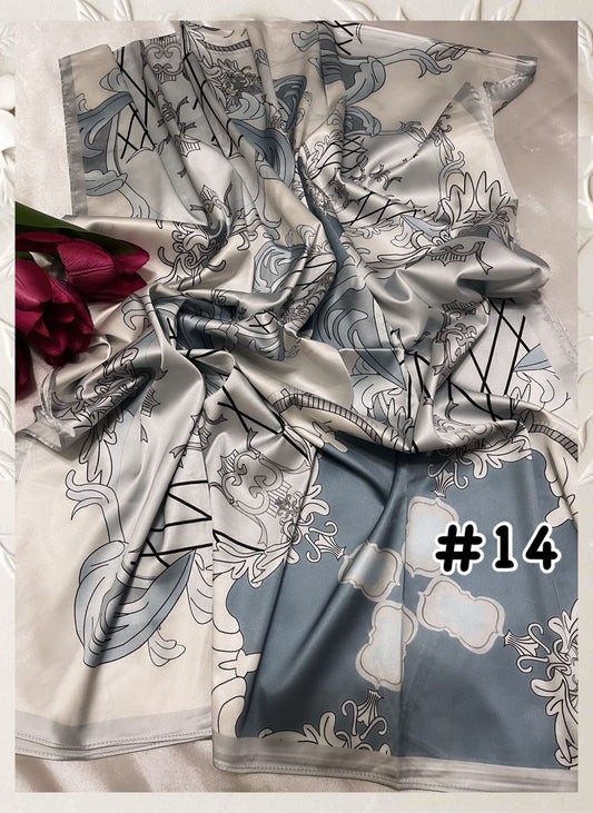 Exclusive Shawl Satin Printed model 14