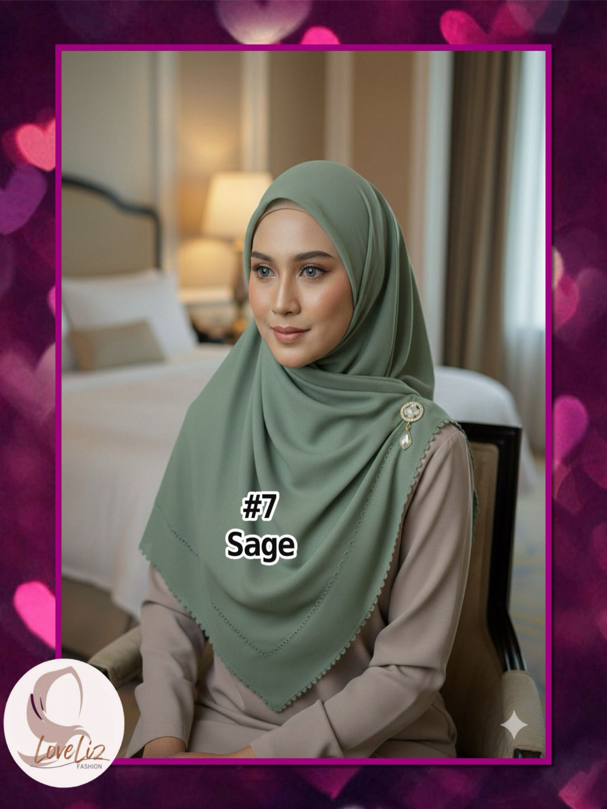 Premium Cotton Bawal with Crochet Lace & Charm (BWL_0226/002)