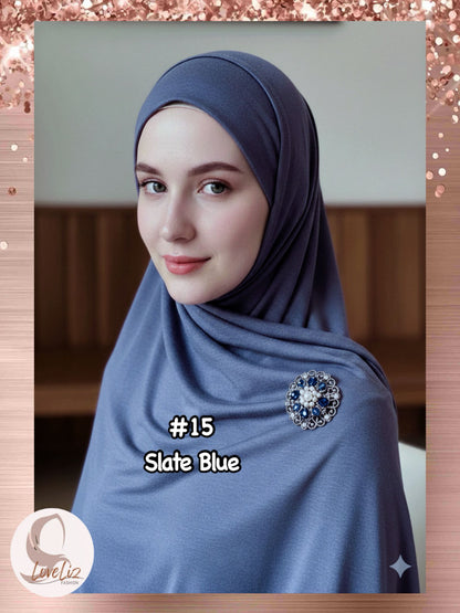 Instant Shawl Jersey Inner Neck (ISHL_0126/001) (#MM)