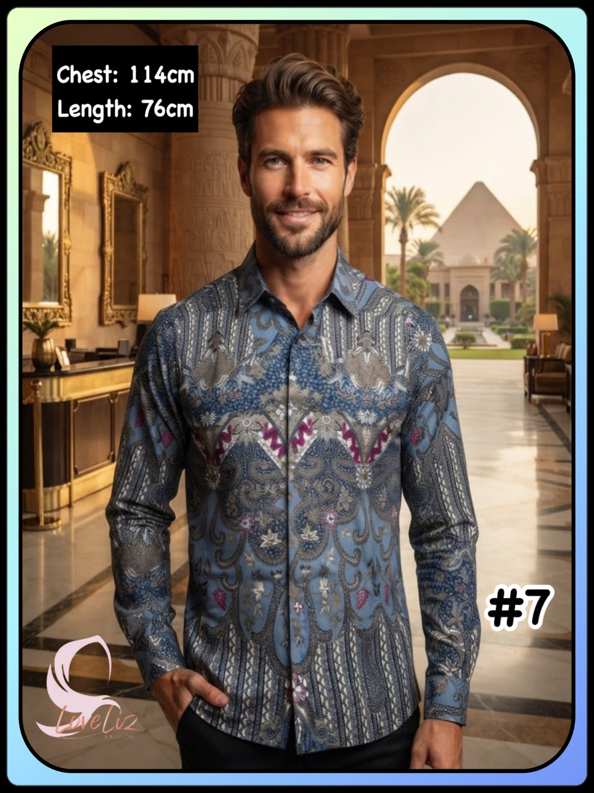 Batik Long Sleeves Shirts - (BTLS_1026/005) (#ANI)