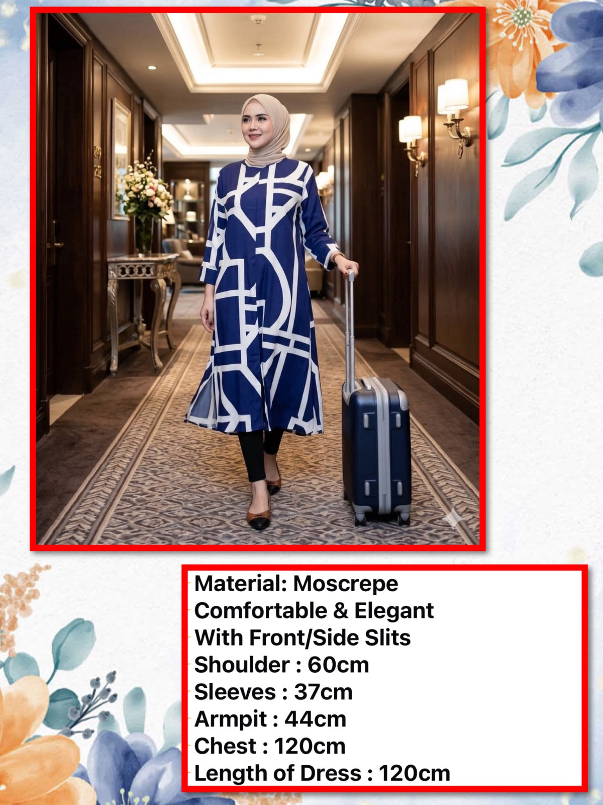 Modern Round Neck Dress (BLS_0526/010) (#235KA)