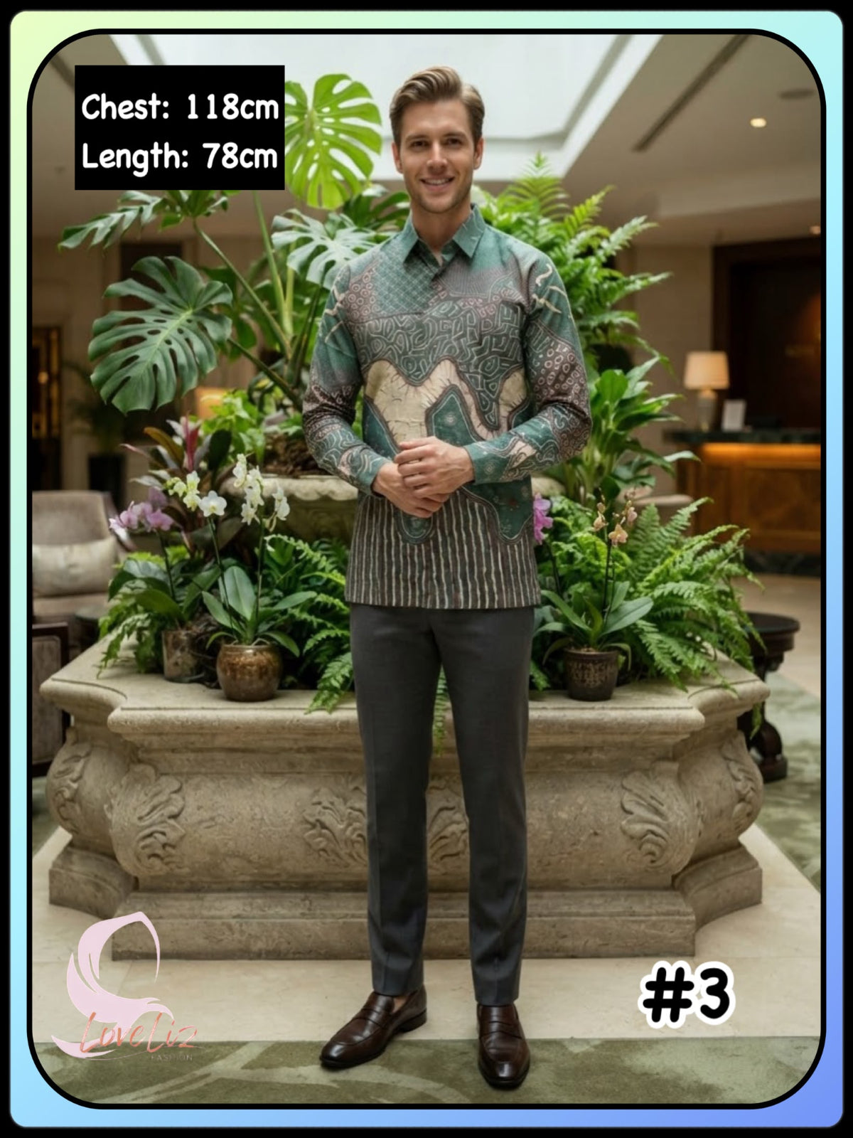Batik Long Sleeves Shirts - (BTLS_1026/005) (#ANI)