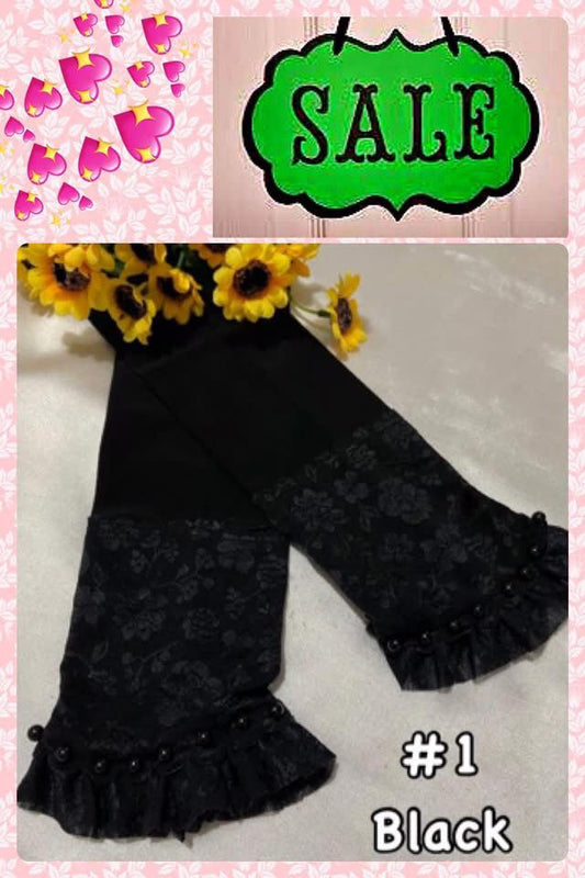 Lace Handsocks with Pearls # 1