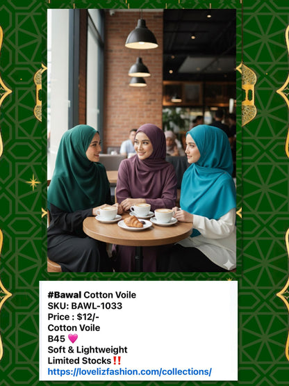 Bawal Cotton Voile (BAWL- 1033) (#MM)