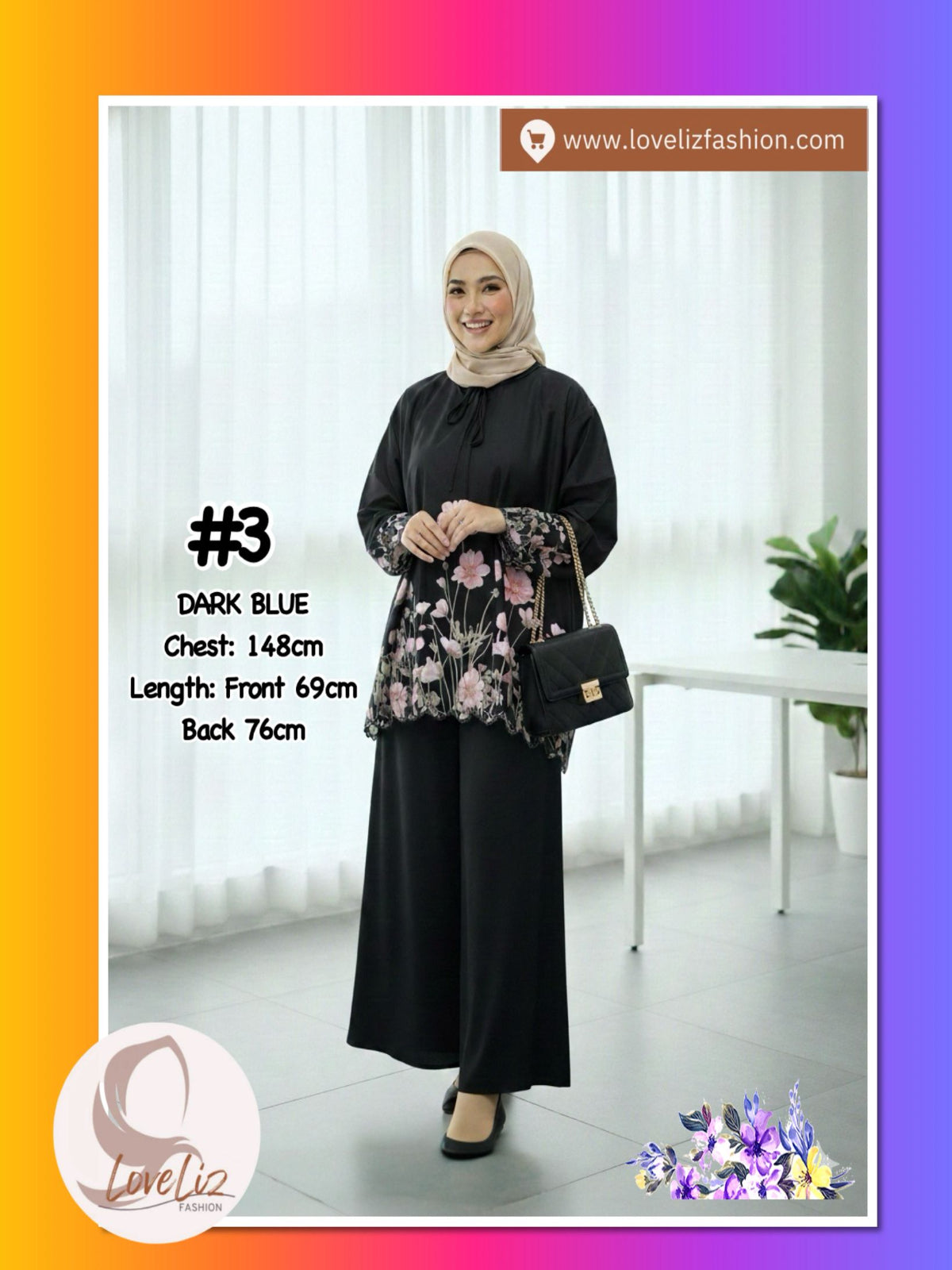 Top Modern Blouse (BLS_0126/001) (#T1340KNW)