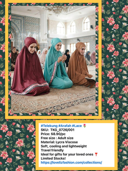 Telekung Arafah Lace (TKG_0726/001)