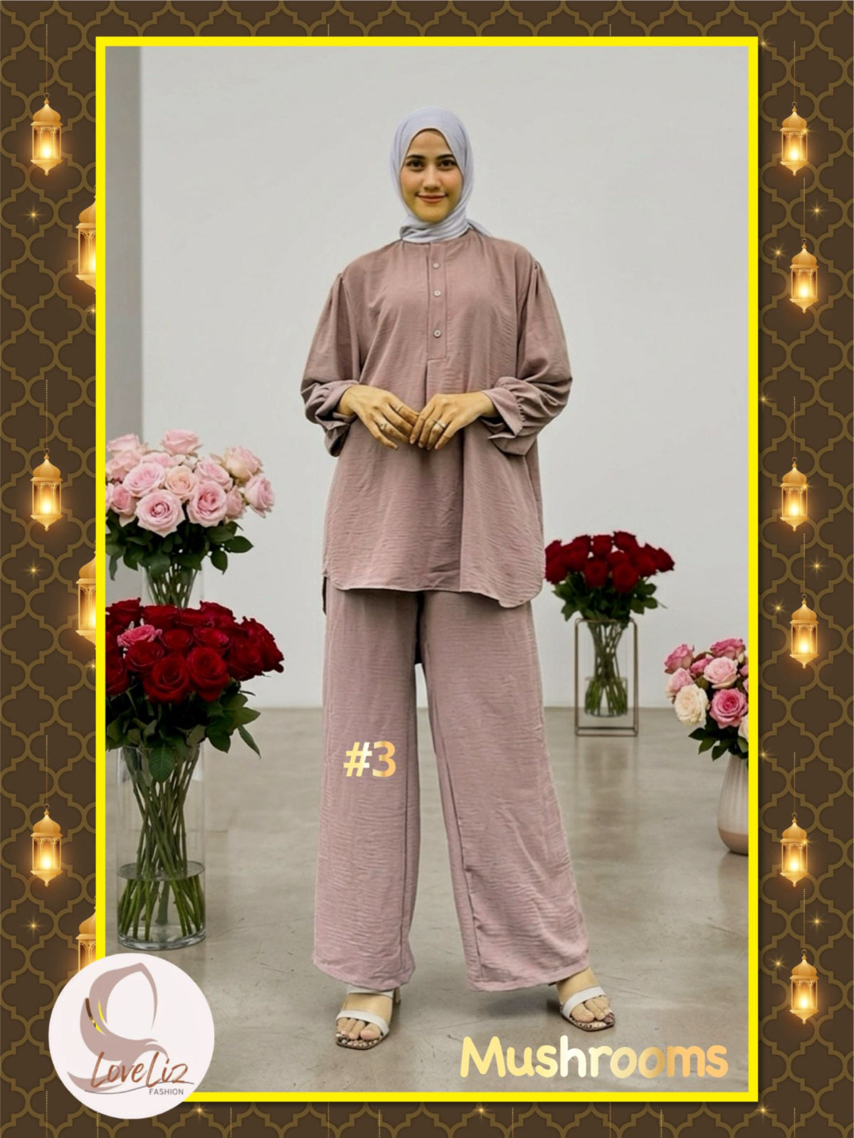Chey Crepe Pants Suits (PANTS_0426/007) (#P15H)