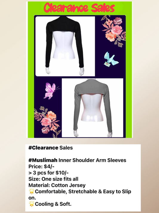 Muslimah Inner Shoulder Arm Sleeve (ASRY- 1057)