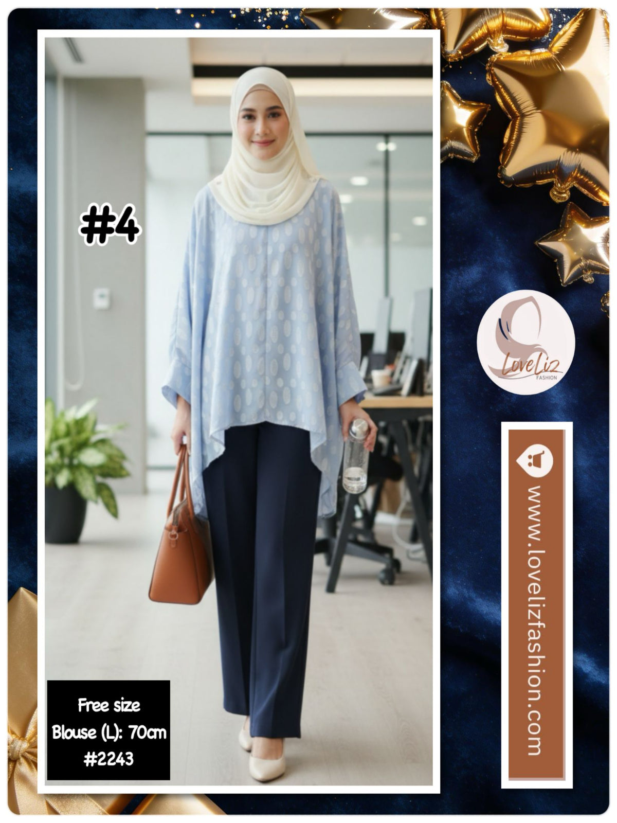 Top Modern Blouse (BLS_0126/002) (#T2243/2272/1256/1171KNW)
