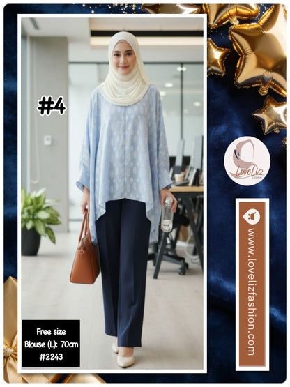 Top Modern Blouse (BLS_0126/002) (#T2243/2272/1256/1171KNW)