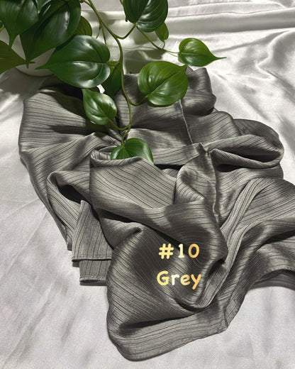 Shawl Satin Stripes Ammara - Effortless Elegance in Luxurious Design (SHWL-1060) (#MM)