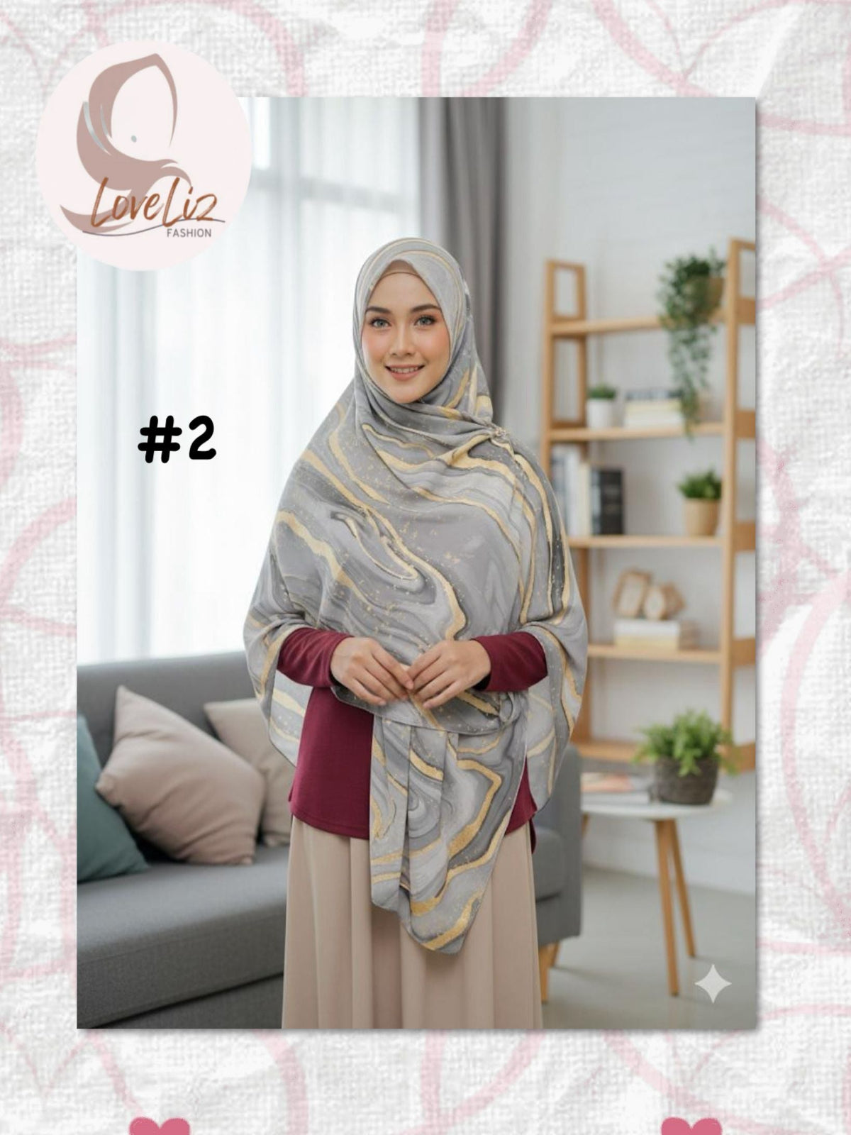 Shawl Heavy Chiffon LLF (LLF/SHWL- 1001) (#LLF)