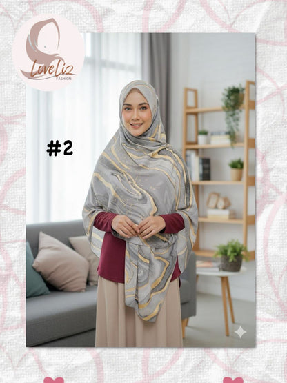 Shawl Heavy Chiffon LLF (LLF/SHWL- 1001) (#LLF)