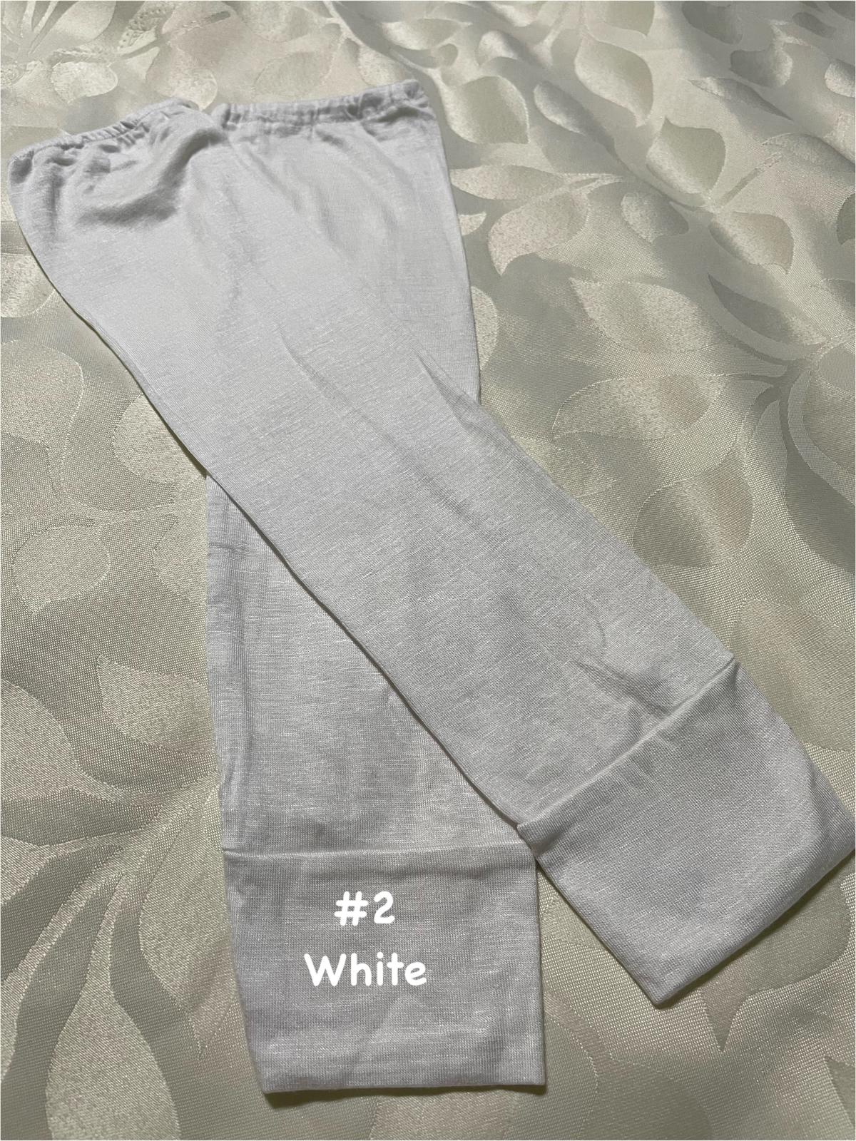 White Rubberized Arm Handsocks 2