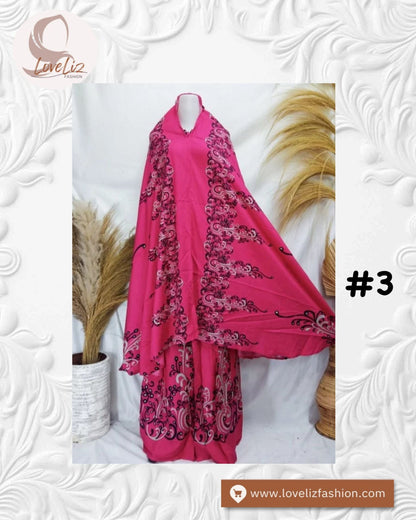 Telekung Tulip & Assorted Designs (TLKG- 1021)