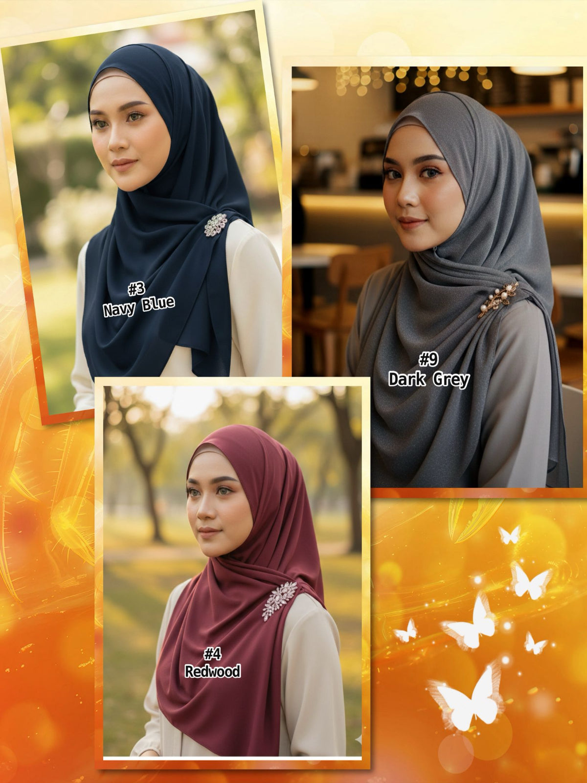 Bawal  Chiffon Shimmering (BWL_0226/029) (#ABS)