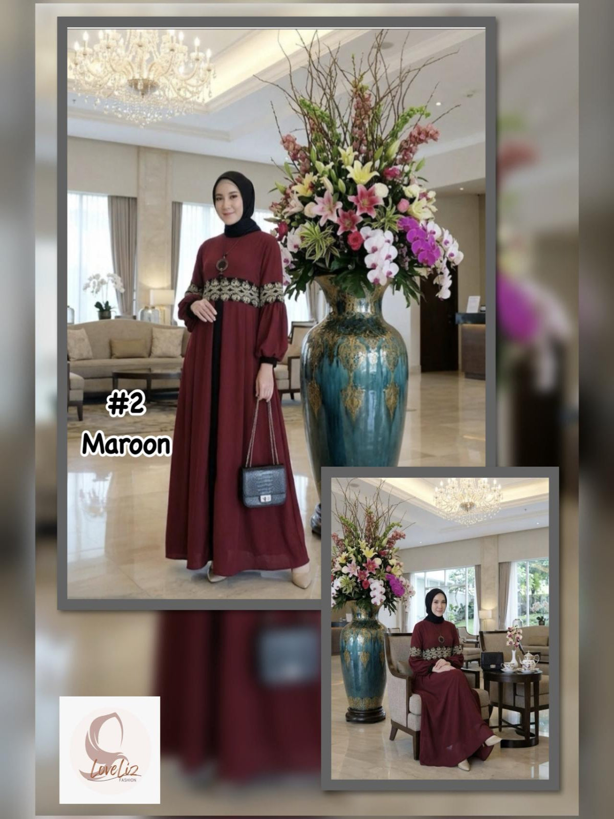 Rafna Dress (GAMIS_1026/013) (#PE)