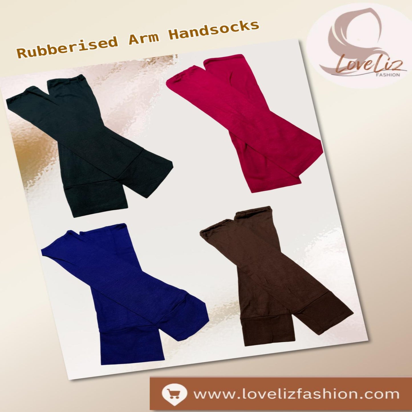 Rubberized Arm Handsocks