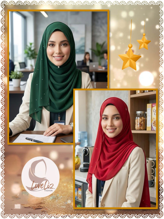 Shawl Chiffon Diamante (SHL_0326/045)