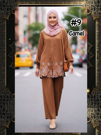 Top Blouse with Lower Embroidery (BLSE- 1026) (#P612KNG)