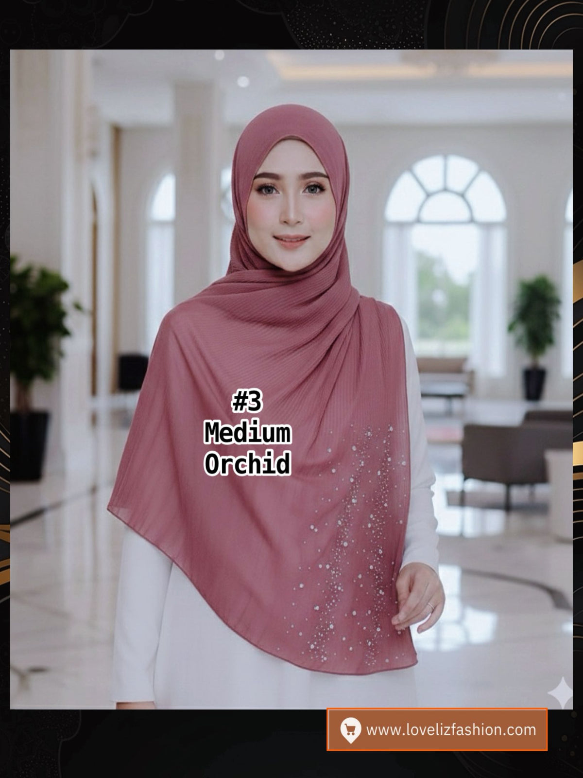 Shawl Chiffon Pleated Crush (SHL_0326/044)
