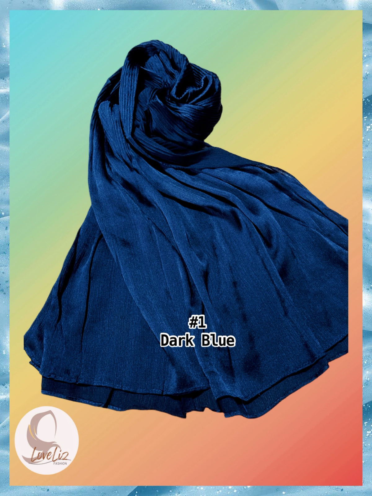 Shawl Muna Half Pleated (SHL_0326/042(A))