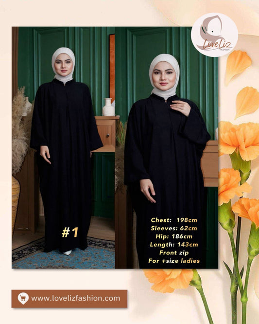 Long Dress Plain Turtleneck (LODR- 1016) (#206KNGFF)