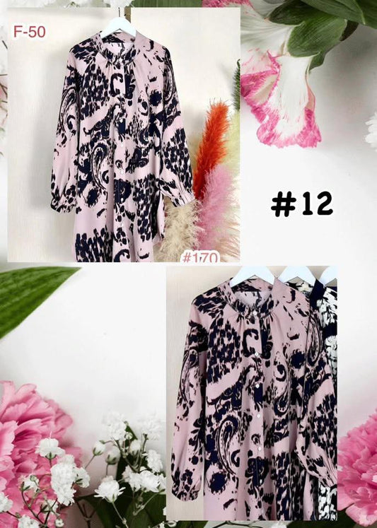 Top Printed Blouse (#J50KNG) series 12