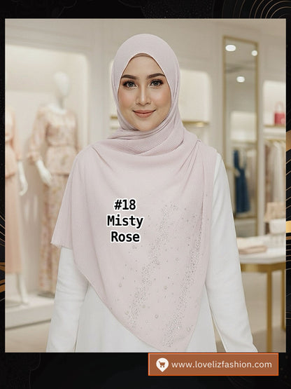 Shawl Chiffon Pleated Crush (SHL_0326/044)