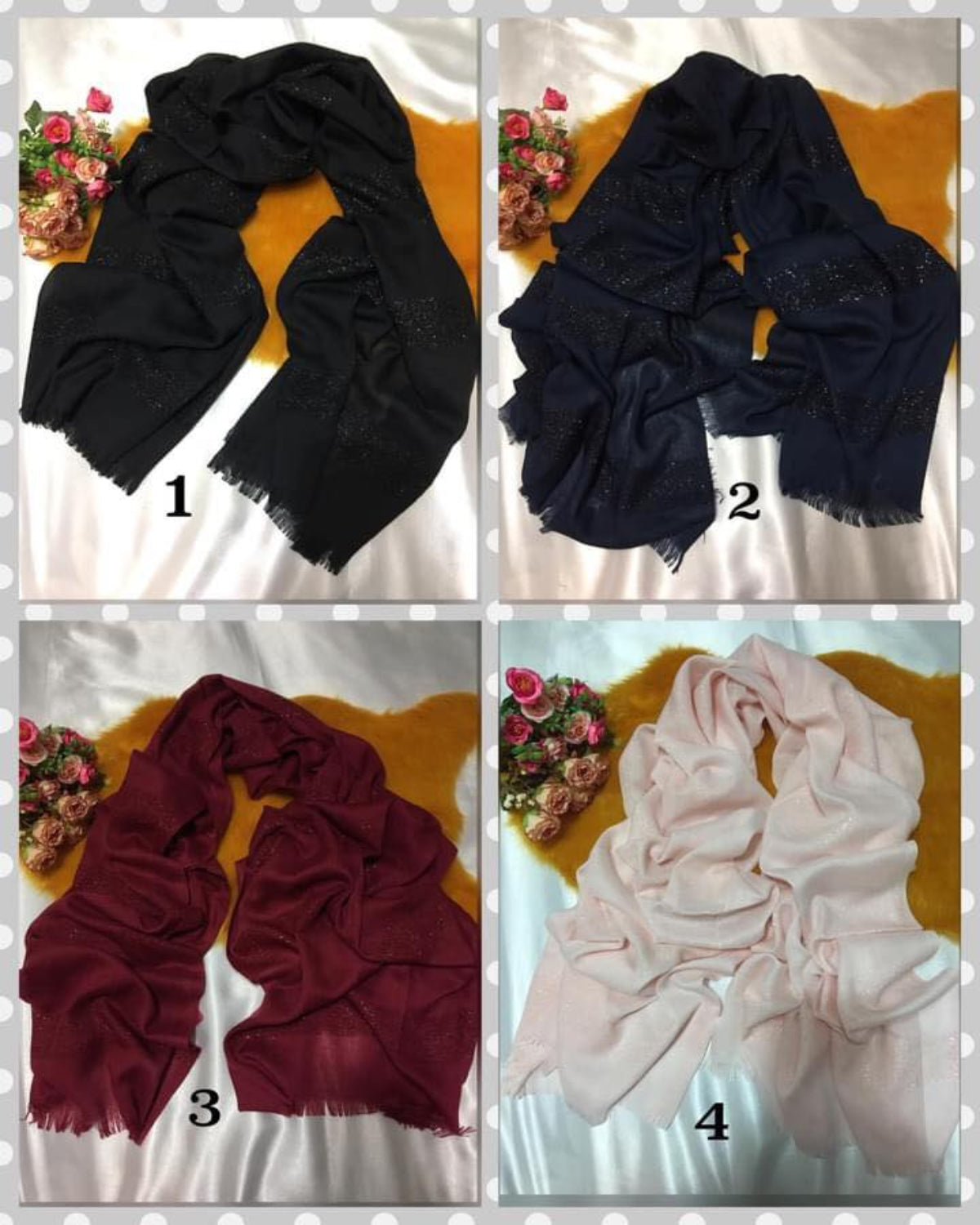 Shawl Maskara Stripe: Bold, Modern, and Uniquely Chic (SHWL- 1035)