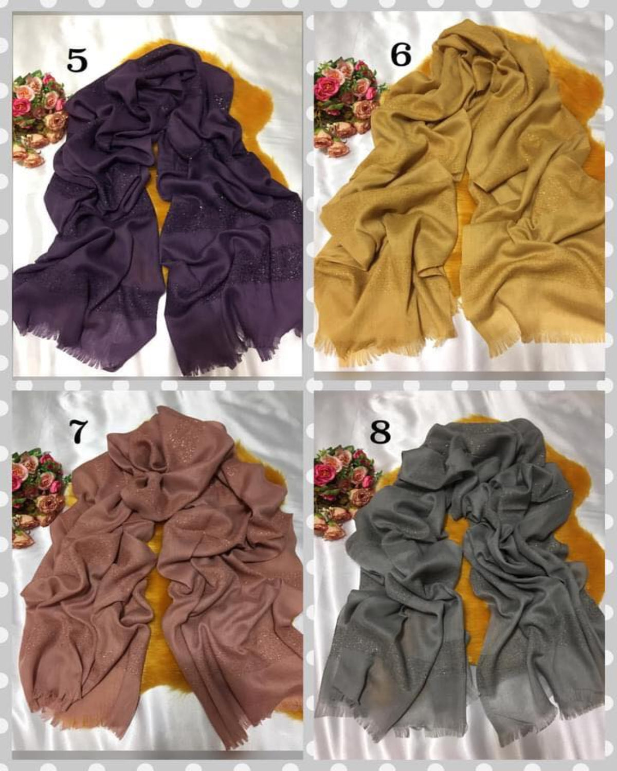 Shawl Maskara Stripe: Bold, Modern, and Uniquely Chic (SHWL- 1035)