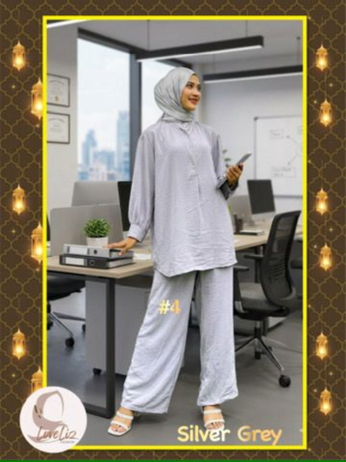 Chey Crepe Pants Suits (PANTS_0426/007) (#P15H)