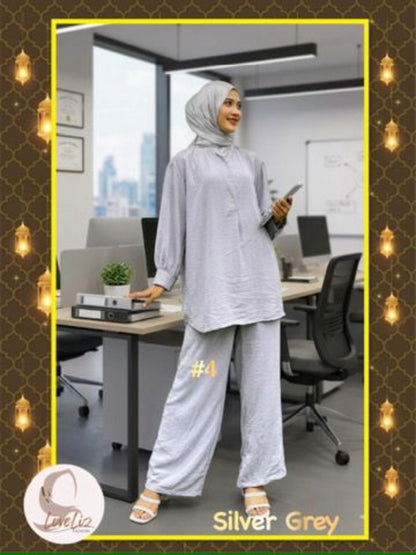 Chey Crepe Pants Suits (PANTS_0426/007) (#P15H)