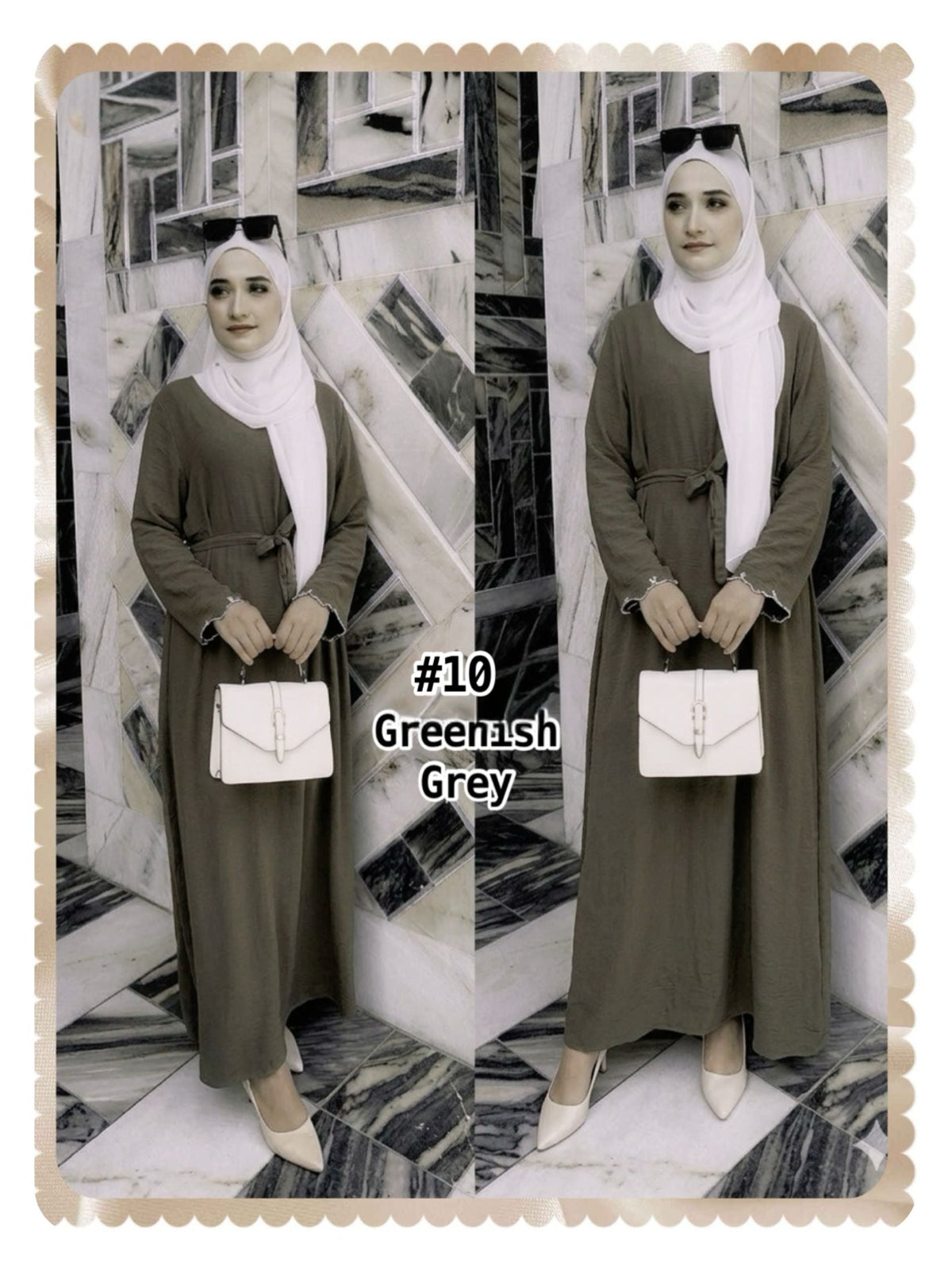 Long Dress Hand Embroidery (LDR_0326/010) (#P231KNG)