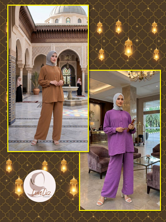Chey Crepe Pants Suits (PANTS_0426/007) (#P15H)